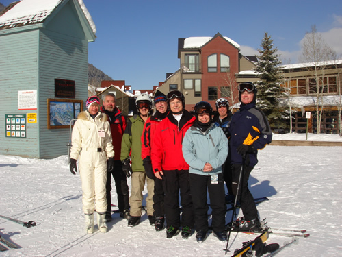 Heading for the slopes